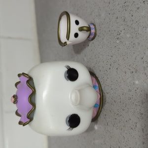 Mrs. Potts and Chip Funko